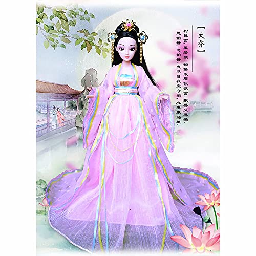 Hanfu-Puppe, Chinesische Puppe mit Hanfu-Kleid und einzigartiger Frisur, Antiker Stil Mädchen Dekoration Palast Puppe… – Bild 2