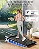 Copant 6% Tapis de Marche Inclinable, Tapis de Course avec LCD Écarn, 2.5 HP Walking Pad avec APP &Télécommande，Charge Max 136 kg, 1-6km/h pour Domicile ou Bureau