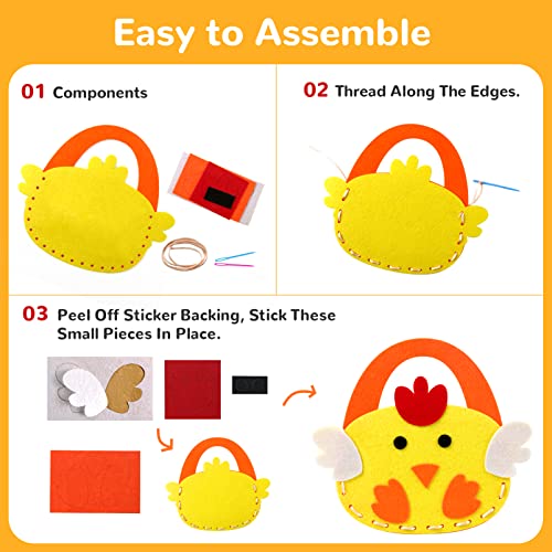 Flying-Childhood-DIY-Toddler-Crafts-for-Parties-Class-Sewing-6-Farm-Animal-Bags-Felt-Toys-as-Preschool-Kindergarten-Party-Activities-Arts-Supplies-Lacing-Projects-for-Little-Kids-Ages-3 Flying-Childhood-DIY-Toddler-Crafts-for-Parties-Class-Sewing-6-Farm-Animal-Bags-Felt-Toys-as-Preschool-Kindergarten-Party-Activities-Arts-Supplies-Lacing-Projects-for-Little-Kids-Ages-3