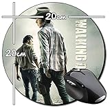  The Walking Dead Rick Grimes Chandler Riggs Rund Mauspad Round Mousepad PC