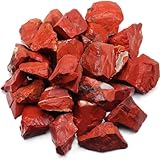 Simurg Raw Red Jasper Stone 1lb Red Jasper Rough Crystal Stone for Cabbing, Tumbling, Cutting, Lapidary, Polishing, Reiki Crystal Healing
