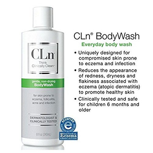 Cln® Bodywash - Moisturizing Body Wash, For Skin Prone To Eczema, Dermatitis, Acne, Infection, And Folliculitis (8 Fl Oz) #TOP4