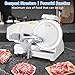 240W Meat Slicer, Electric Food Slicer with 10