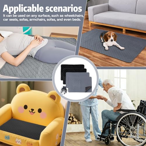Coussin imperméable incontinence pour fauteuil et canapé lavable - 8