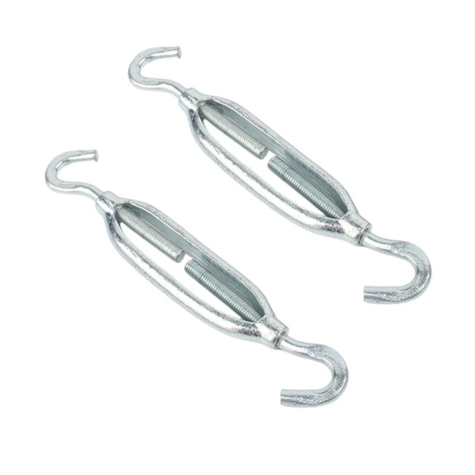 Śruba napinająca M24 ze stali ocynkowanej z oczkiem i oczkiem/hakiem i oczkiem/hakiem i hakiem do lin napinających, lin i łańcuchów((hook-hook) M24,2pcs)