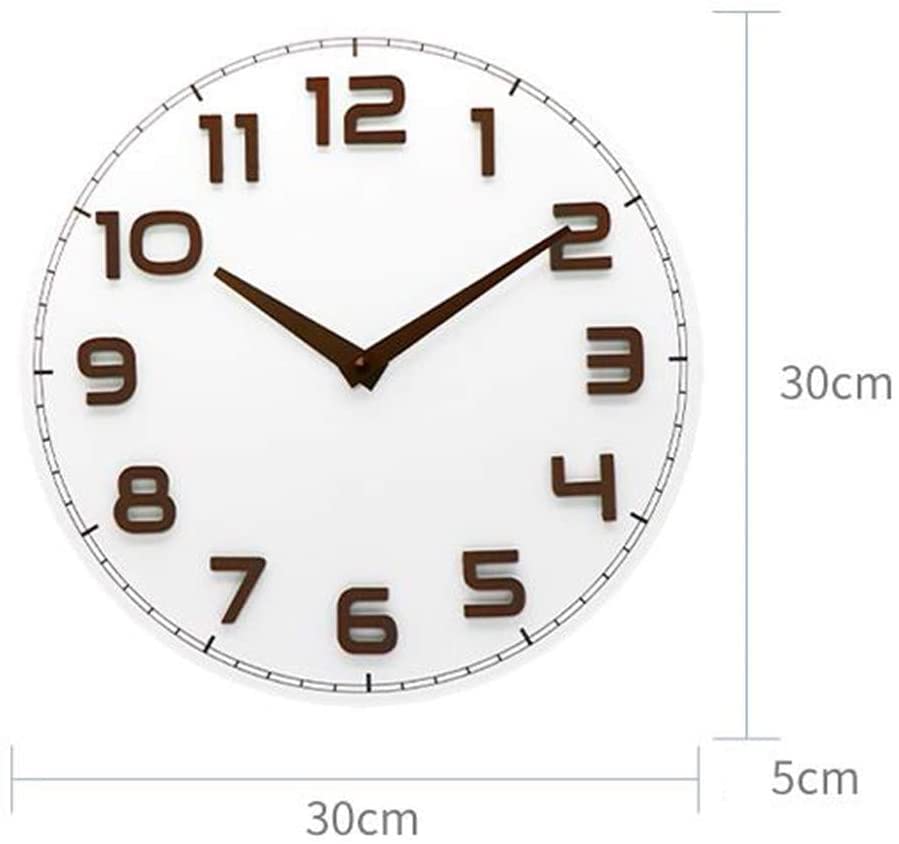 Horloge murale décorative silencieuse contre le tic-tac