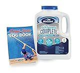 BioGuard SilkGuard Complete 1' Chlorinating Tablets 4.5 lb with Pool Care Log Book (2 Items)