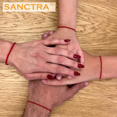 The Original Kabbalah Red String, Handmade and Blessed in The Holy Land, 100% Wool Strand, 60" Long for up to 7 Evil Eye Bracelets -incl. Prayer, Instructions & SOA3