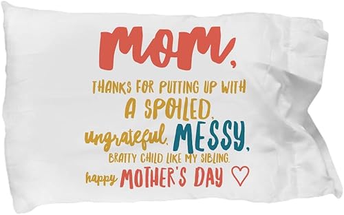 Funda de almohada regalo para mamá feliz día de la madre Regalo para mamá funda de almohada