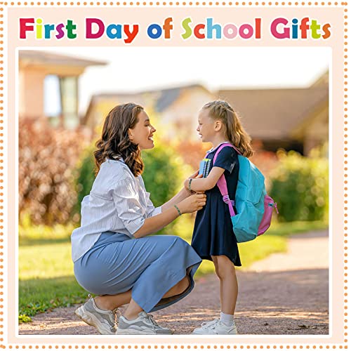 Image of First Day Of School Bracelet, Matching Mommy And Me Mother Son Daughter Paracord Back To School Bracelets Wish Gift for Mom Boys Dad Girls Jewelry
