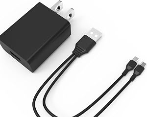 5V Charger Replacement Fit for Noco Boost Sport GB20 GB30 GB40 GBX45 GBX55 GB70 GBX75 GB150 GBX155 Battery Jump Starter AC Adapter with 3.3Ft Charging Cable Power Cord