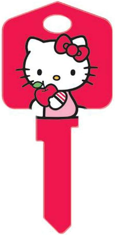 Hello Kitty Red Kwikset House Key (KW-SR3)