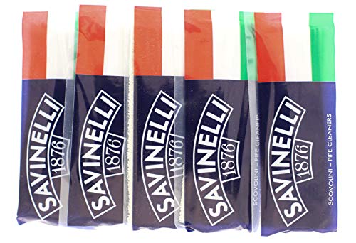 250 SCOVOLINI PER PIPA lisci SAVINELLI (5 confezioni da 50 pezzi) pipe cleaners