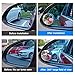 Aumo-mate 1 Pair New Driver Side Wide Angle 3-inch Round Convex Car Vehicle Blind Spot Mirror Rear-View Under Mirror for All Cars, SUV, Trucks, and Motorcycle