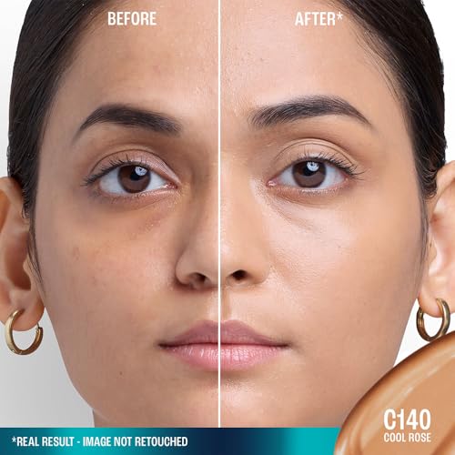 Image of Lakme 9to5 Hya Matte Foundation + Hyaluronic Acid Cool Rose - 25ml