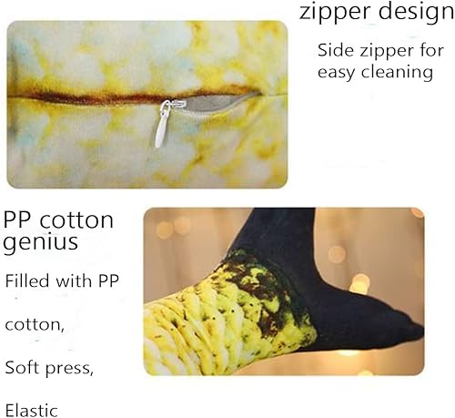 Miniatura 4 de Cojín de pez suave gigante 3D de 31 pulgadas, almohada de peluche de carpa para decoración del hogar, almohada para niños y regalo de animales de