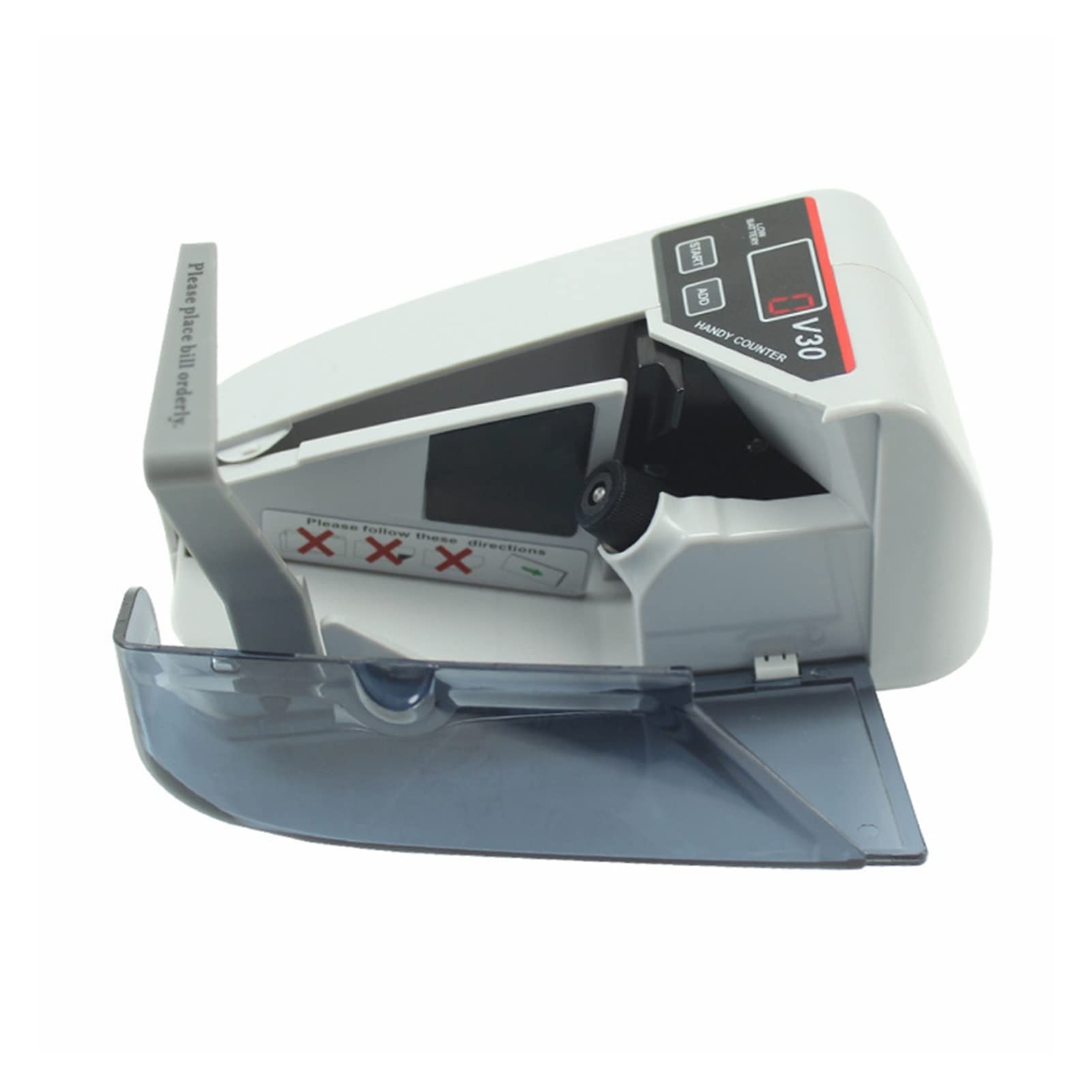V30 Money Counter Machine portatile Piccola for le bollette in valuta estera Contatura della macchina Multanazionale Bill Conteggio Macchina per le aziende