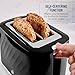 Swan ST14071BLK Windsor 2 Slice Toaster with 7 Browning Levels, Defrost/Reheat/Cancel Functions, Self-Centring Functions and Removable Crumb Tray, 900W, Black