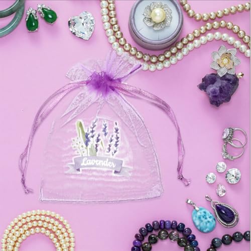 20 Bolsitas de Lavanda de Gasa para Almacenaje miniatura 6