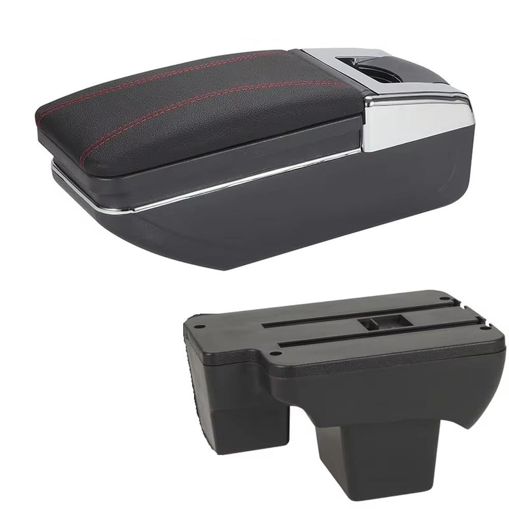 FSOZDBBPL For Polo 2019-2024 Car Armrest Box Storage Box Retrofit Parts Interior Parts