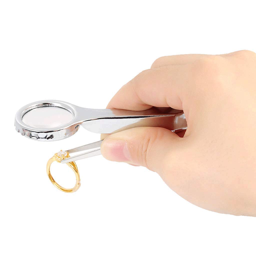 Loupe éclairée avec Support et Pince – Table – Lumière vive pour la Lecture, l'artisanat Warm as Ever