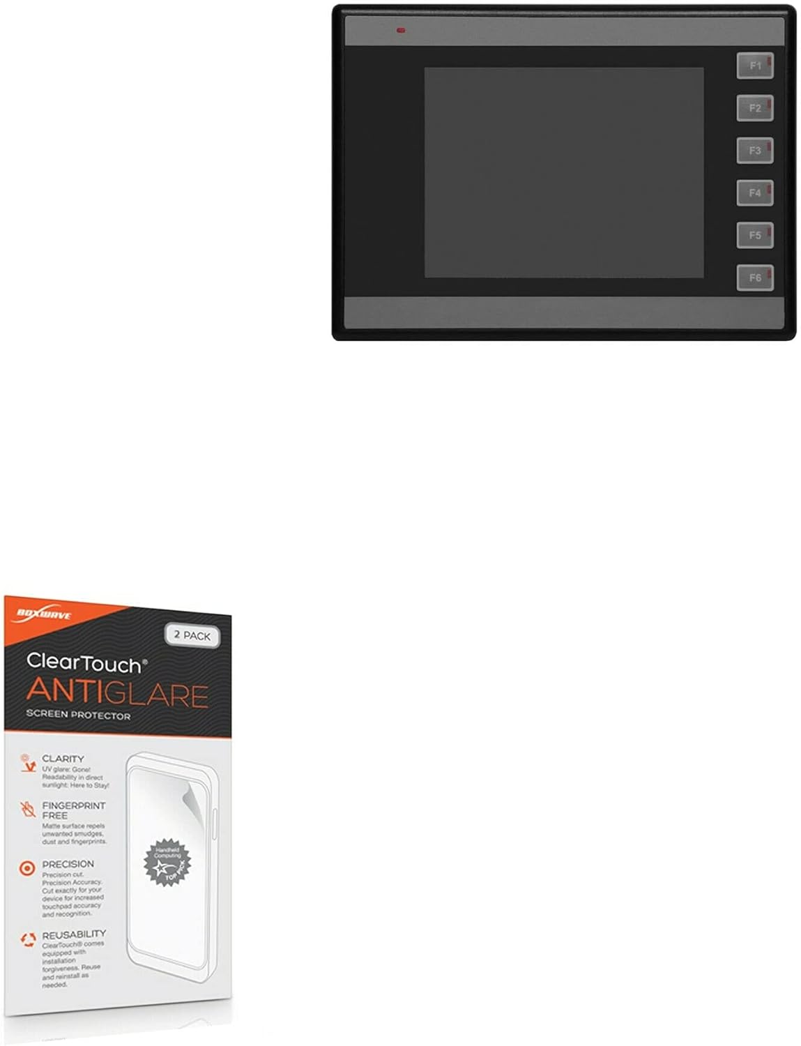 BoxWave Screen Protector Compatible with Maple Systems HMC7057A-M - ClearTouch Anti-Glare (2-Pack), Anti-Fingerprint Matte Film Skin