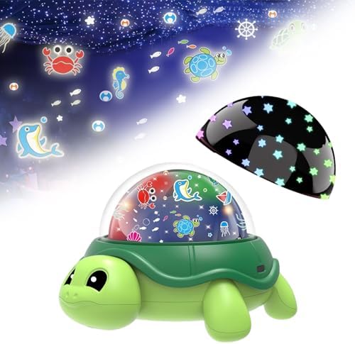 Kids Turtle Night Light Projector,360° Rotating Starry Sky Ocean Kids Turtle Night Light Projector,360° Rotating Starry Sky Ocean