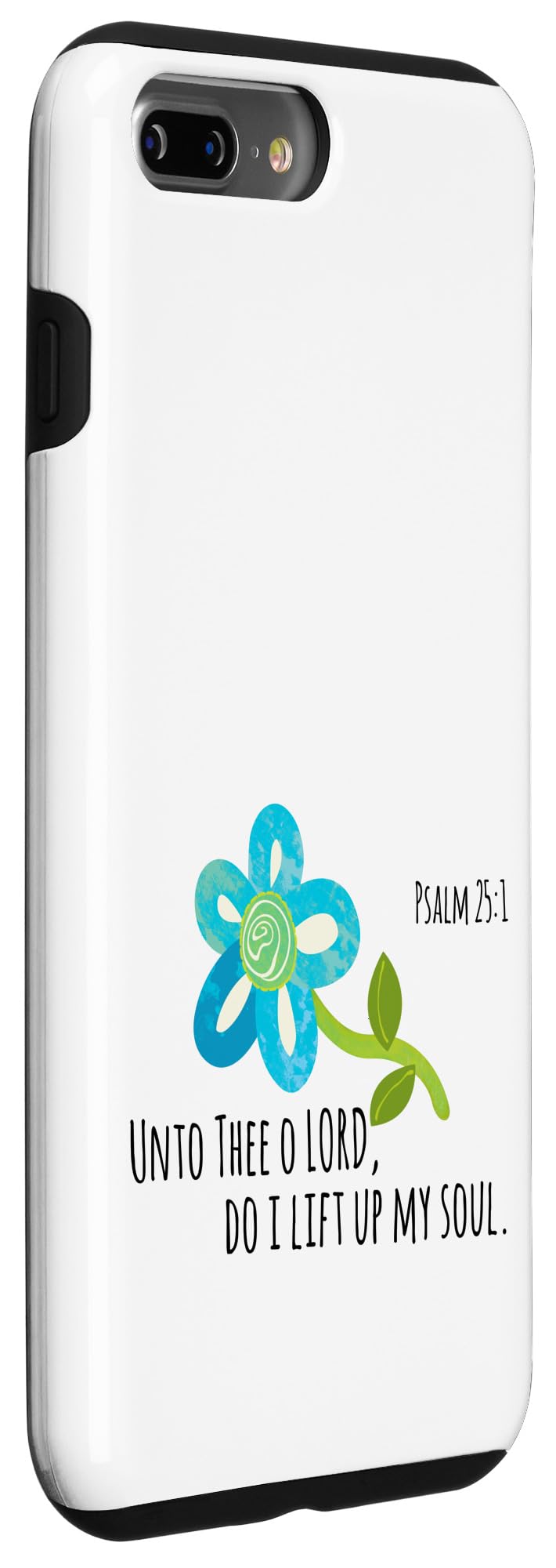 Unto Thee O LORD Do I Lift Up My Soul Prayer Bible Scripture Case for iPhone 7 Plus/8 Plus - Image 3