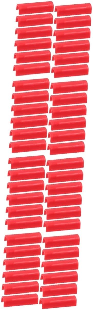 Lurrose 200pcs U-shaped Tile Cutter Protective Sleeves Manual Cutting Tool Pads for Precise Tile Installation and Breakage Prevention