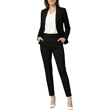 Marycrafts Womens Pant Suits Set Professional Business Suiting Blazer and Pants 2 Piece Outfit
