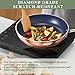 Nuwave Healthy Duralon Blue Ceramic Nonstick Cookware Set, Diamond Infused Scratch-Resistant, PFAS Free, Dishwasher & Oven Safe, Induction Ready & Evenly Heats,Tempered Glass Lids & Stay-Cool Handles
