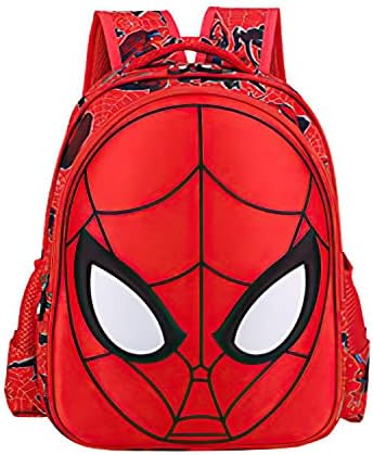 Ucqqerw Kids School Backpack, Waterproof Lightweight nylon Travel backpack, Kindergarten & Preschool Children Bookbag Red