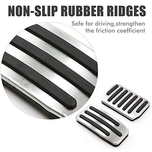 mewmewcat Tampa do pedal do freio do carro Pedais do acelerador do pedal antiderrapante compatíveis