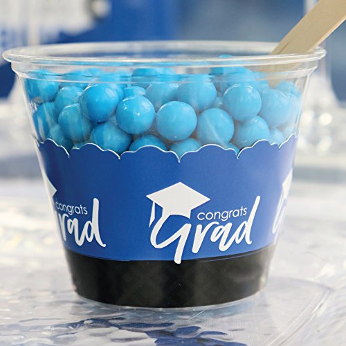 Big Dot Of Happiness Blue Graduation Party Decorations - Party Cupcake Wrappers - Set Of 12 #TOP4