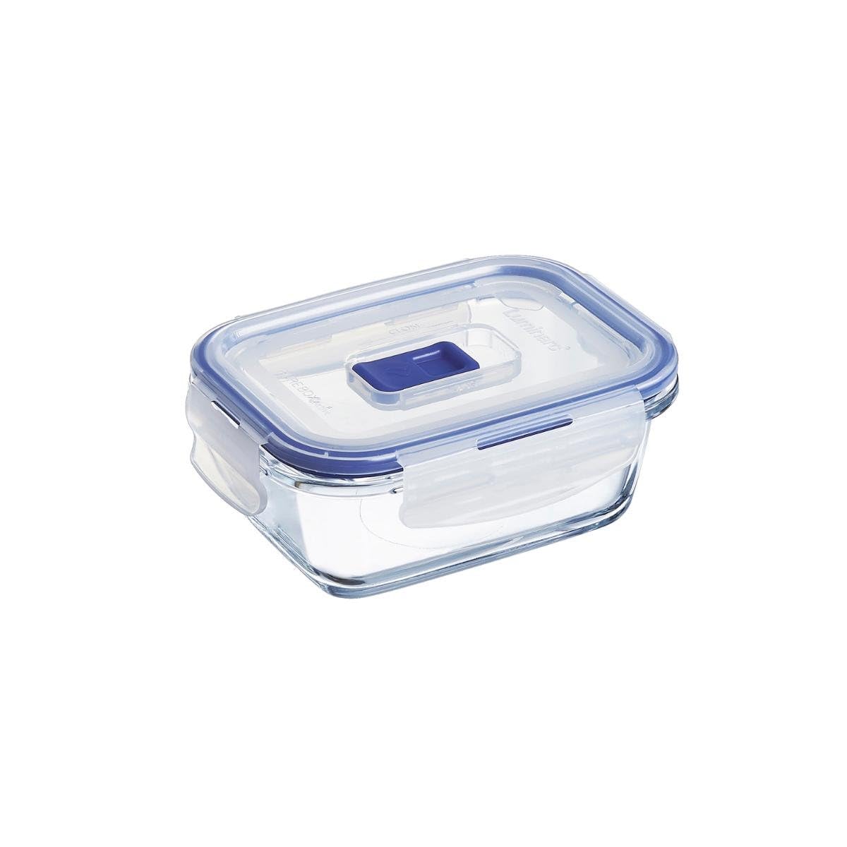 Luminarc Pure Box Active – Airtight Glass Storage Container, Rectangular 0.38 L