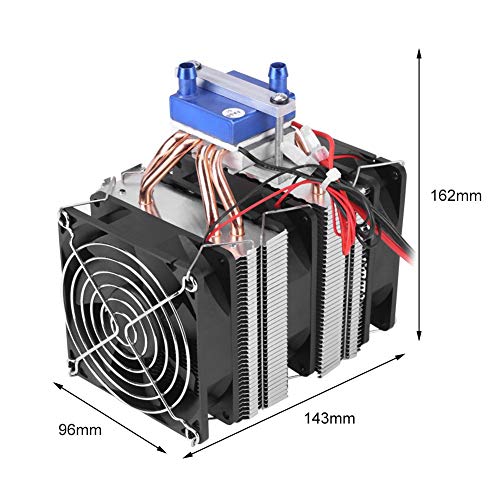 180W Thermoelectric Cooler Peltier System DC 12V Semiconductor Refrigeration Water Chiller Cooling Device for Fish Tank, Refrigeration, Hvac