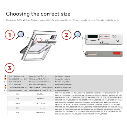 Miniatura 2 de Cortina De Oscurecimiento Con Protección Térmica Compatible Con Ventanas De Techo Velux Sk08 S08 608 10 Sk06 S06 606 4