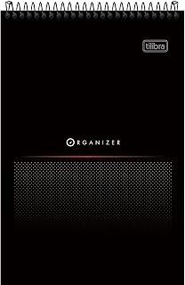 Bloco espiral pautado pequeno Organizer 80 folhas Tilibra