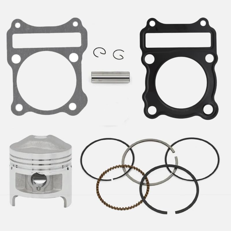 Standard 57mm Piston Rings Pin Set & Top End Gasket Kit For KAWASAKI KLX125 2003-2006 SUZUKI DR125 DRZ125 DR-Z125 DF125
