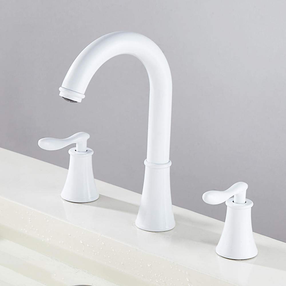 Mitigeur de lavabo 3 trous en laiton pour remplacer un vieux robinet sans fuite