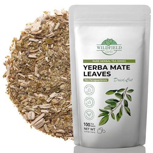 Image of 100 Bags Yerba Mate Tea Bag Herb Tea (Ilex Paraguariensis) - 100 Bags Hoja De Yerba Mate
