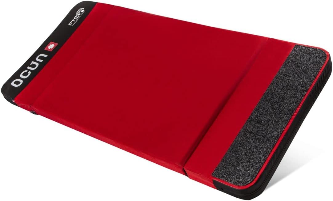 Ocun Incubator FTS Crash Pad, Large Compact Bouldering Safety Fall Pad for Rock Climbing