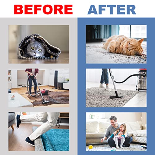 Fowooyeen Rug Pads Grippers, 4 Pcs Non-Slip Rug Gripper For Hardwood Floors And Tiles, Reusable And Washable Rug Tape Carpet Tape For Area Rug #TOP5