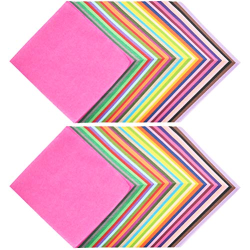 BUYGOO 6000Pcs Tissue Paper Squares 2inch, Tissue Paper for Crafts, Colored Tissue Paper, Rainbow Tissue Mosaic Squares 30 Colors for Arts Crafts DIY Projects Scrunch Art Classroom Activities and More