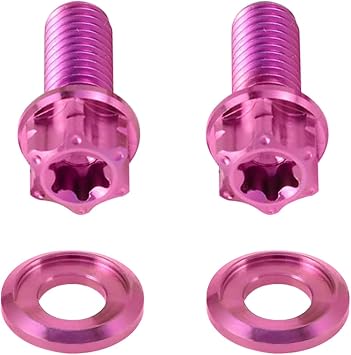 Funparts Rear Fender Bolts Screws Fender Mud Guard Nuts Titanium Alloy Kit for Surron Sur Ron Light Bee X/S Electric Bike