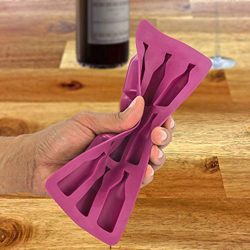 Fairly Odd Novelties Wine Bottle Ice Cube Tray Funny Novelty Chocolate Candy Jelly Mold #TOP3