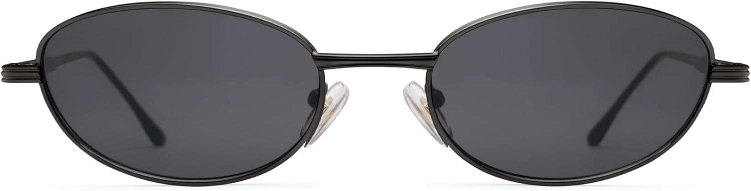 Retro Oval Sunglasses for Women Trendy Classic Shades Y2k Sunnies AP3747 - Image 2