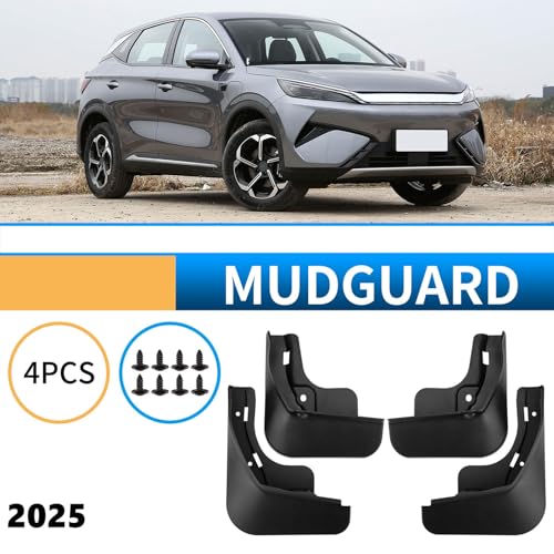 Guardabarros para BYD Yuan Plus 2025: protege tu coche de salpicaduras y suciedad 5