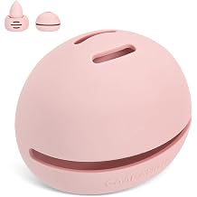COOL-ANGLE Makeup Sponge Holder Silicone Beauty Sponge Holder Makeup Blender Case for Travel 2 in 1 Stand Storage For Quick Drying Pink