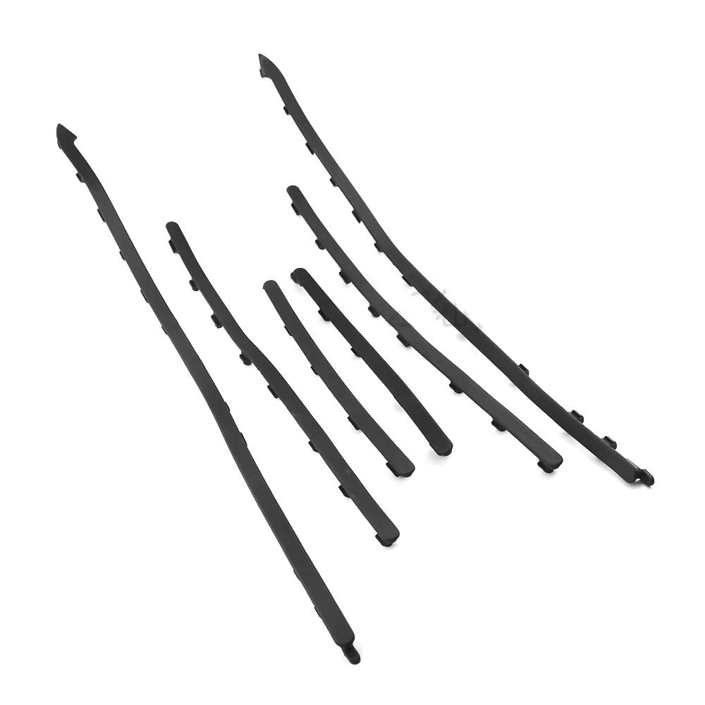 Strisce in gomma for pedane moto, rivestimenti antiscivolo for gradini, for Vespa GTS VESPA GTS 150 250 300 GTV 300 13-24(Black)